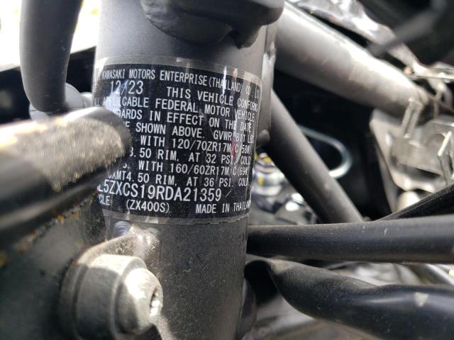 2024 KAWASAKI ZX400 S ML5ZXCS19RDA21359