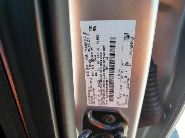 2016 FORD F150 SUPER - 1FTEW1E81GFC60181