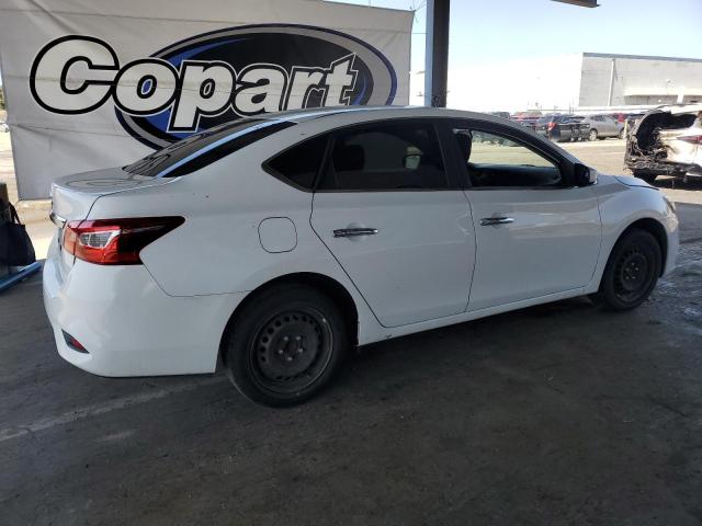 NISSAN SENTRA S 2019 white  gas 3N1AB7AP9KY244437 photo #4