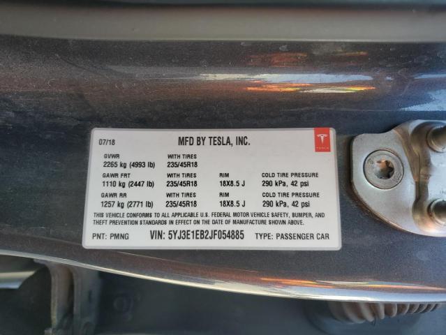 2018 TESLA MODEL 3 - 5YJ3E1EB2JF054885