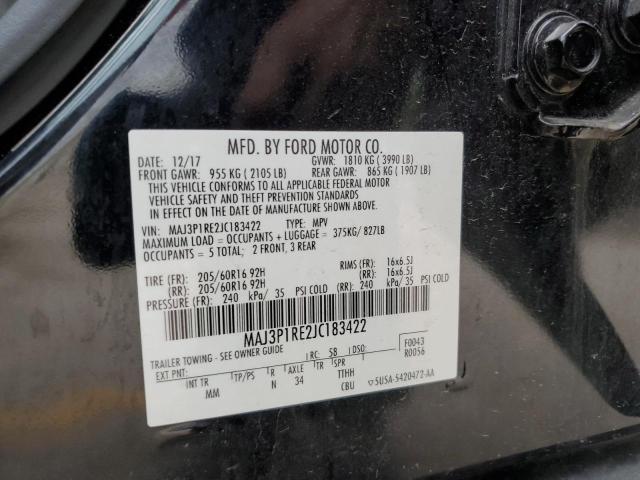 2018 FORD ECOSPORT S - MAJ3P1RE2JC183422