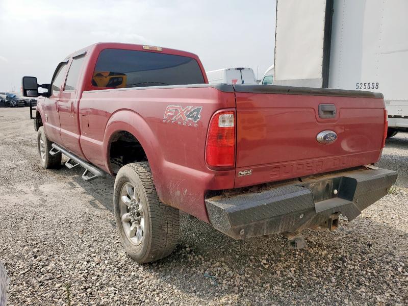 FORD F350 SUPER 2016 maroon  diesel 1FT8W3BT3GED10781 photo #3
