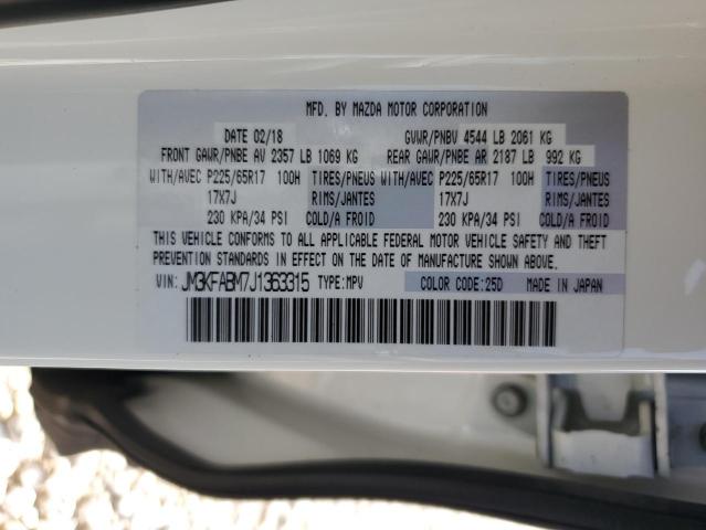 2018 MAZDA CX-5 SPORT - JM3KFABM7J1363315