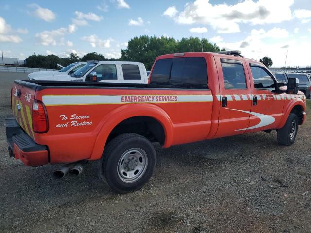 FORD F350 SUPER 2015 red crew pic diesel 1FT8W3BT5FEB63717 photo #4