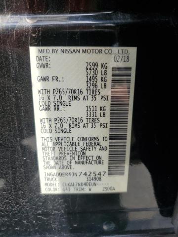 2018 NISSAN FRONTIER S 1N6AD0ER4JN742547