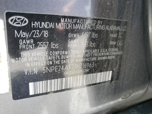 2018 HYUNDAI SONATA SE - 5NPE24AF2JH716963