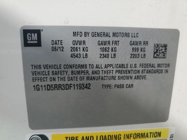 2013 CHEVROLET MALIBU 1LT - 1G11D5RR3DF119342
