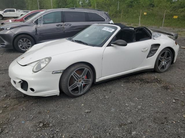 PORSCHE 911 TURBO 2008 white converti gas WP0CD29958S708310 photo #1