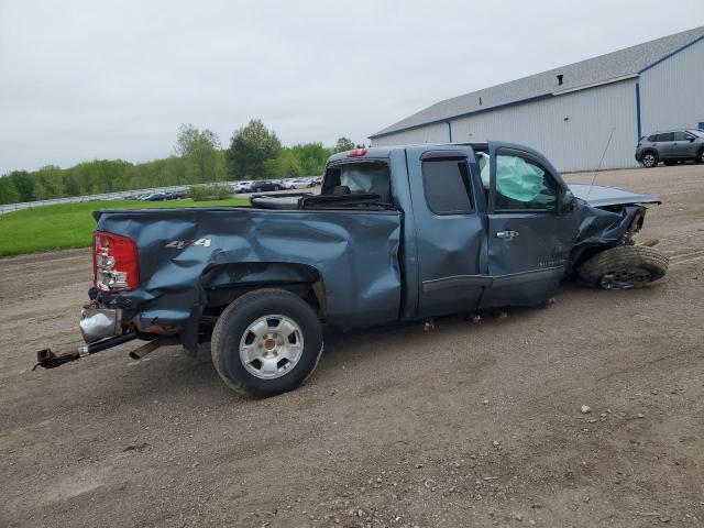 CHEVROLET SILVERADO 2013 blue 4dr ext flexible fuel 1GCRKSE79DZ204316 photo #4
