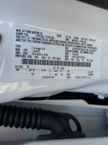 2016 FORD FOCUS S 1FADP3E21GL339387