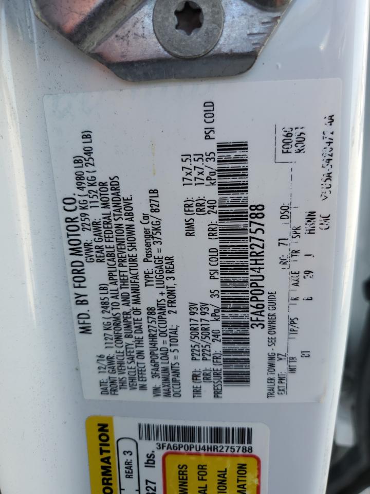 Ford Fusion se 2017
