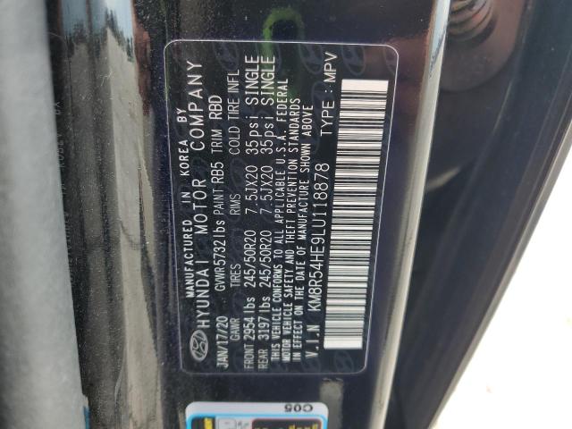 2020 HYUNDAI PALISADE L - KM8R54HE9LU118878