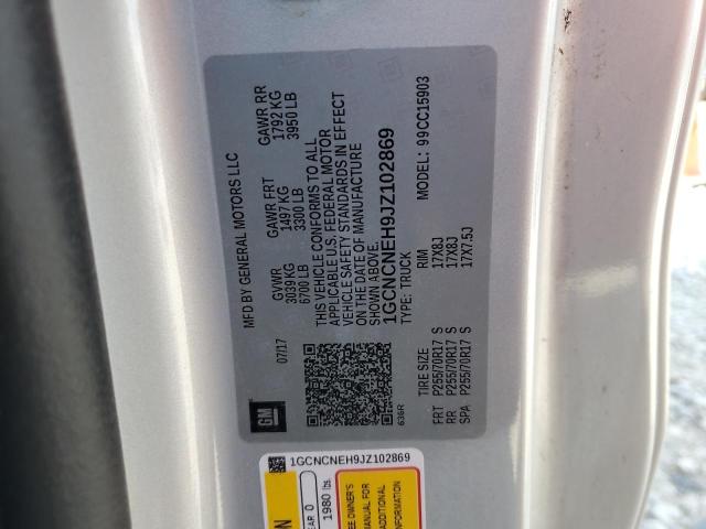 2018 CHEVROLET SILVERADO - 1GCNCNEH9JZ102869