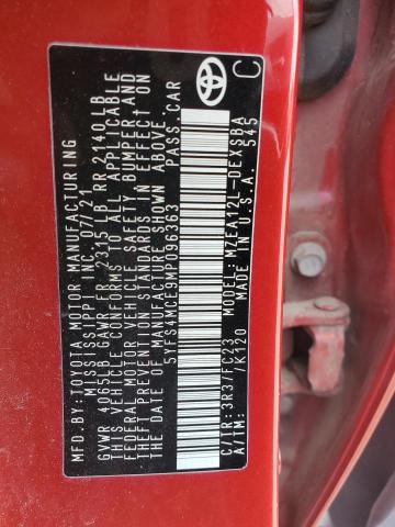 2021 TOYOTA COROLLA SE - 5YFS4MCE9MP096363