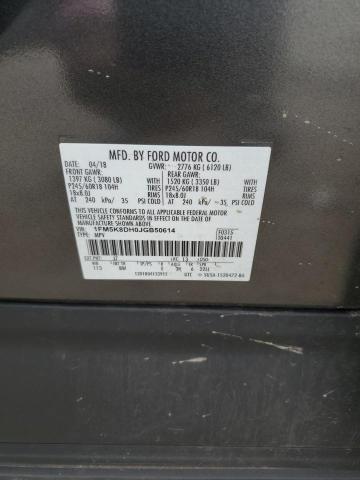 2018 FORD EXPLORER X 1FM5K8DH0JGB50614