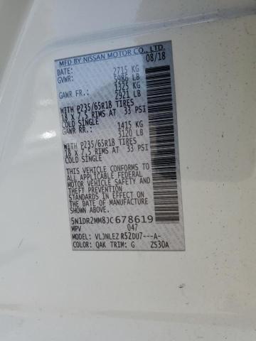 2018 NISSAN PATHFINDER - 5N1DR2MM8JC678619