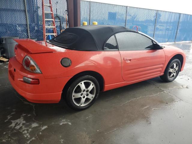 MITSUBISHI ECLIPSE SP 2003 red converti gas 4A3AE45G63E126225 photo #4