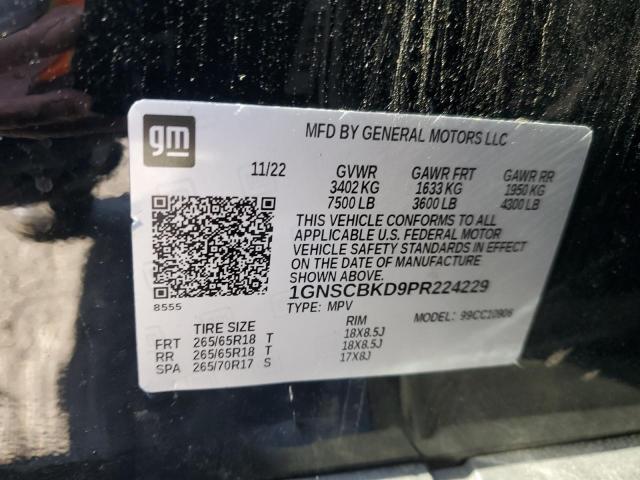 2023 CHEVROLET SUBURBAN C1500 LS 1GNSCBKD9PR224229