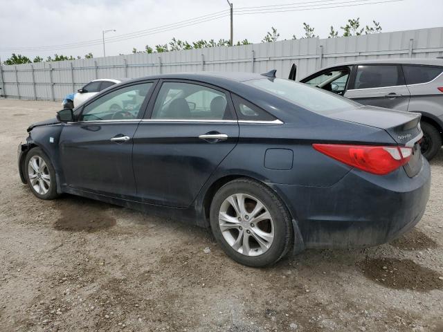 HYUNDAI SONATA SE 2011 black sedan 4d gas 5NPEC4AC1BH136317 photo #3