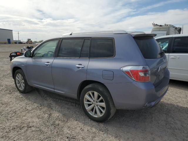 TOYOTA HIGHLANDER 2008 blue  hybrid engine JTEEW44A982004350 photo #3