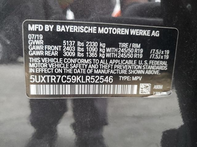 2019 BMW X3 SDRIVE3 - 5UXTR7C59KLR52546