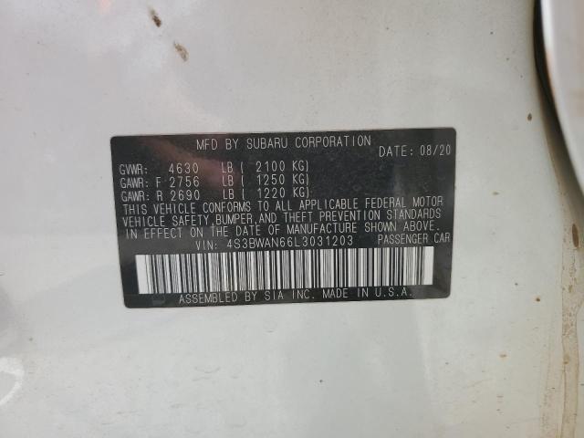 2020 SUBARU LEGACY LIM - 4S3BWAN66L3031203