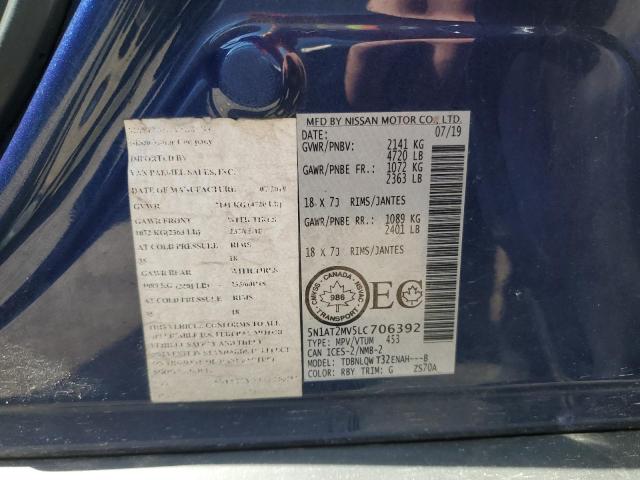 2020 NISSAN ROGUE S - 5N1AT2MV5LC706392