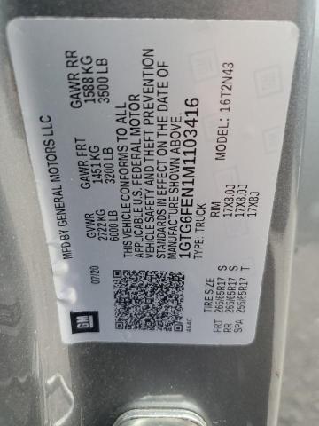 2021 GMC CANYON AT4 - 1GTG6FEN1M1103416