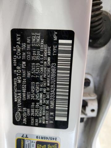 2018 HYUNDAI TUCSON VAL KM8J33A28JU789873