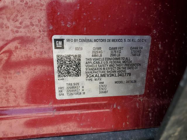 2019 GMC TERRAIN SL - 3GKALMEV3KL341779