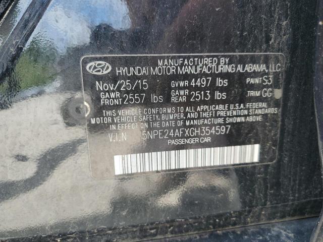 2016 HYUNDAI SONATA SE - 5NPE24AFXGH354597