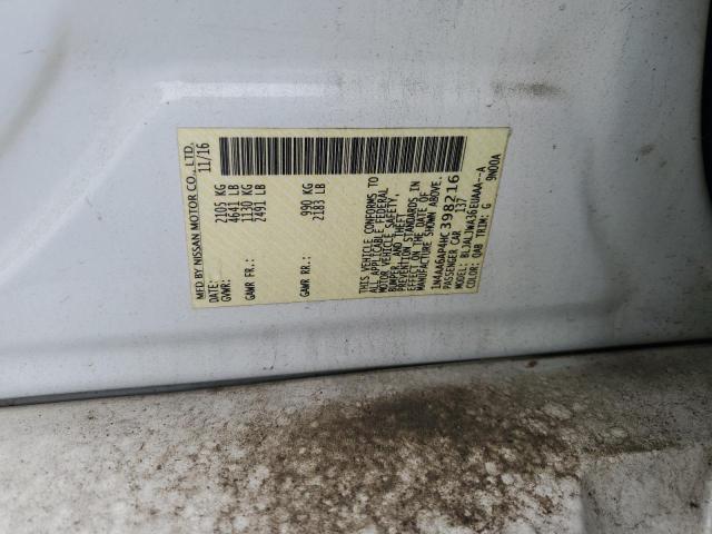 2017 NISSAN MAXIMA 3.5 - 1N4AA6AP4HC398216