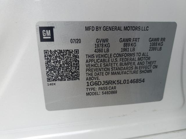2020 CADILLAC CT4 LUXURY - 1G6DJ5RK5L0146854