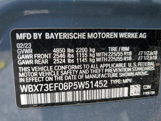 2023 BMW X1 XDRIVE2 - WBX73EF08P5W51452