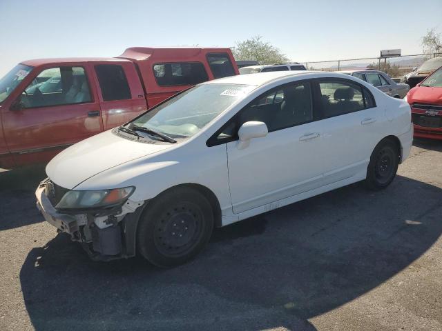 HONDA CIVIC LX 2011 white  gas 2HGFA1F52BH539154 photo #1