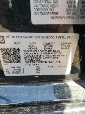 2024 GMC SIERRA C15 3GTPHDED2RG408776