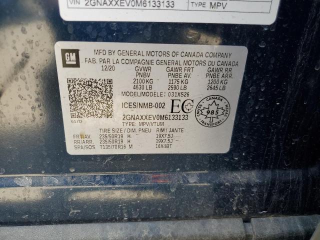 2021 CHEVROLET EQUINOX PR - 2GNAXXEV0M6133133