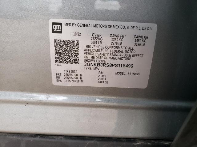 2023 CHEVROLET BLAZER 3LT 3GNKBJRS8PS118496