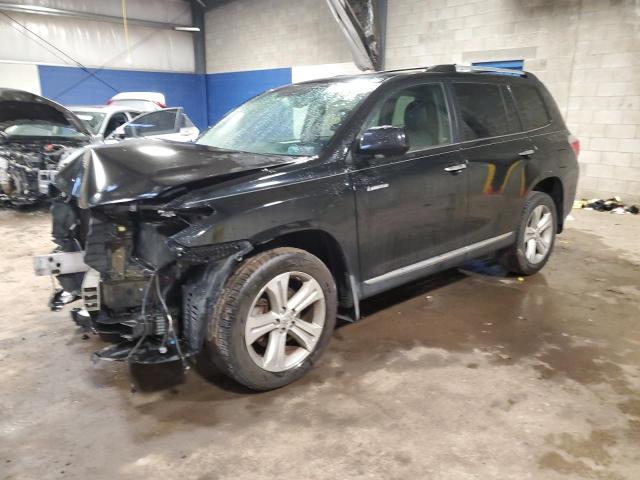 TOYOTA HIGHLANDER 2013 black  gas 5TDDK3EH1DS234341 photo #1