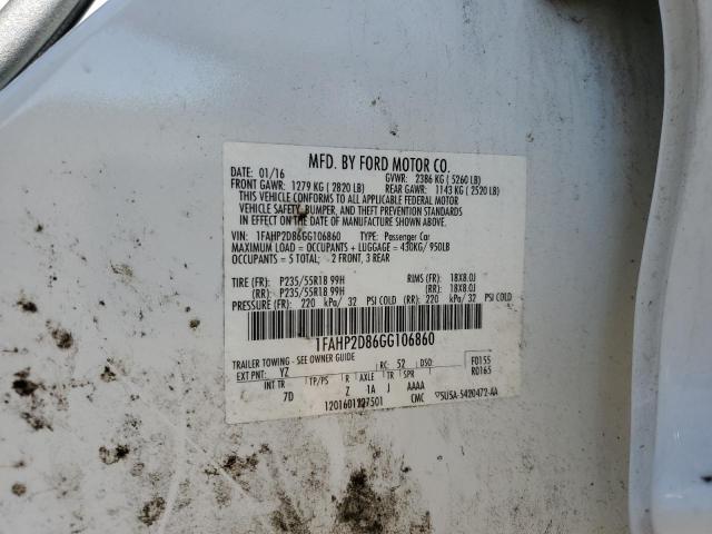 2016 FORD TAURUS SE - 1FAHP2D86GG106860