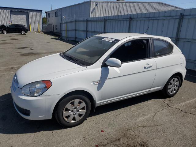 HYUNDAI ACCENT GL 2011 white  gas KMHCM3AC4BU192462 photo #1