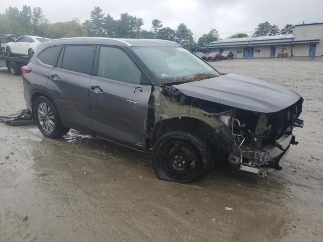 Vin: 5tdebrch9ms029246, lot: 57264685, toyota highlander hybrid platinum 20214