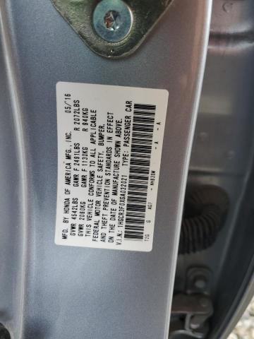 2016 HONDA ACCORD EXL - 1HGCR3F0XGA032021