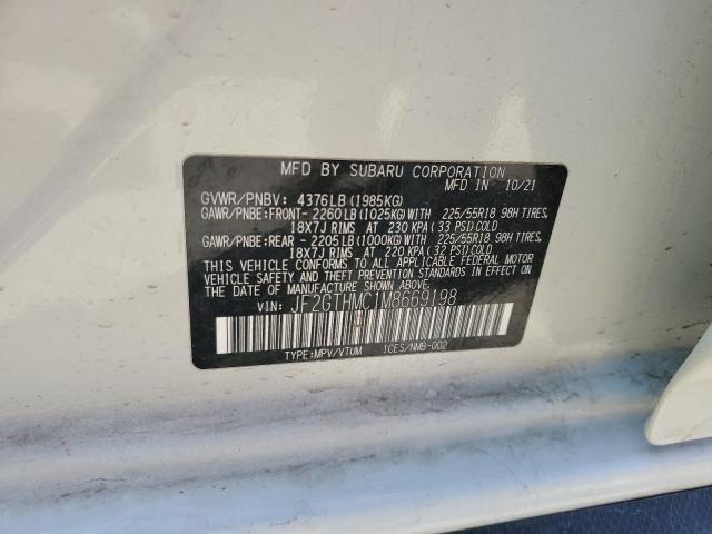 2021 SUBARU CROSSTREK LIMITED JF2GTHMC1M8669198