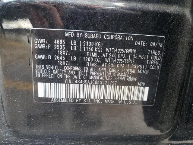 2019 SUBARU OUTBACK 2. - 4S4BSAJC8K3229797