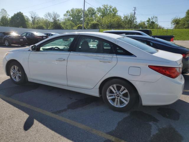 HYUNDAI SONATA GLS 2013 white sedan 4d gas 5NPEB4AC1DH762455 photo #3