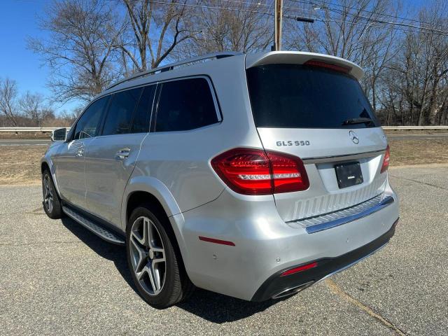 MERCEDES-BENZ GLS 550 4M 2017 silver 4dr spor gas 4JGDF7DE2HA791339 photo #4