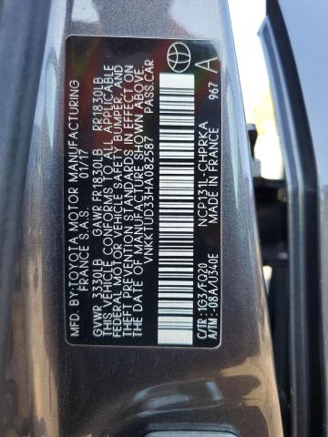 2017 TOYOTA YARIS L - VNKKTUD33HA082587