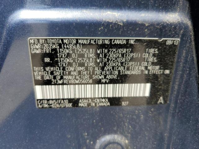 2013 TOYOTA RAV4 XLE - 2T3WFREV8DW056058