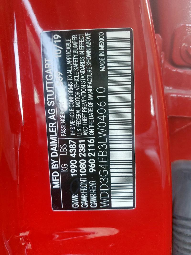 2020 MERCEDES-BENZ A 220 - WDD3G4EB3LW040610